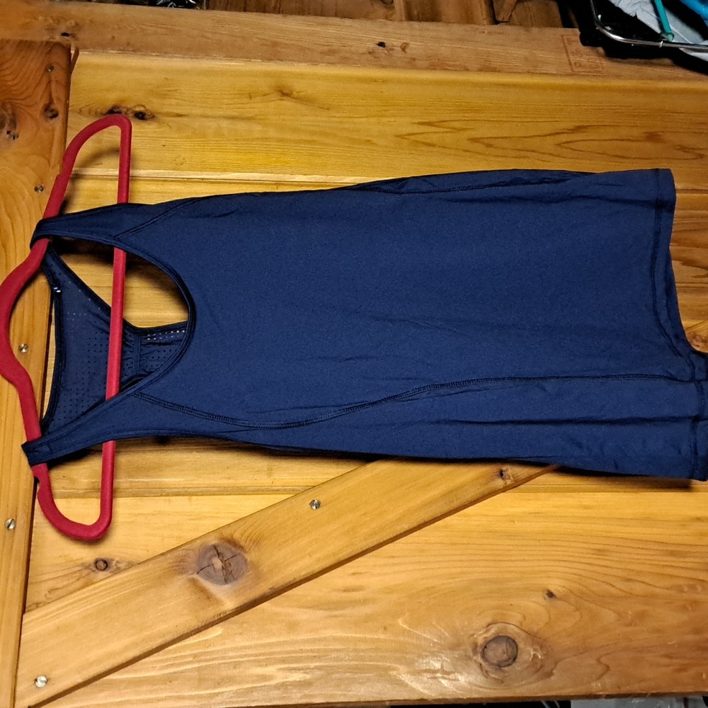 Shape Activewear navy L tank ptp 19"